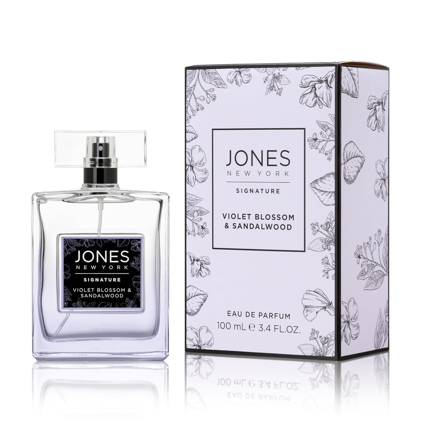 Jones New York Signature Violet Blossom & Sandalwood Eau de Parfum Spray – 3.4 fl oz / 100mL